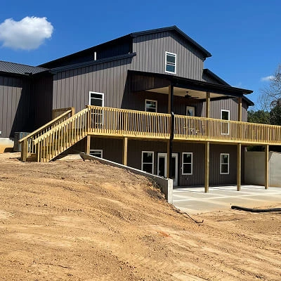 Exterior construction services including siding and decks
