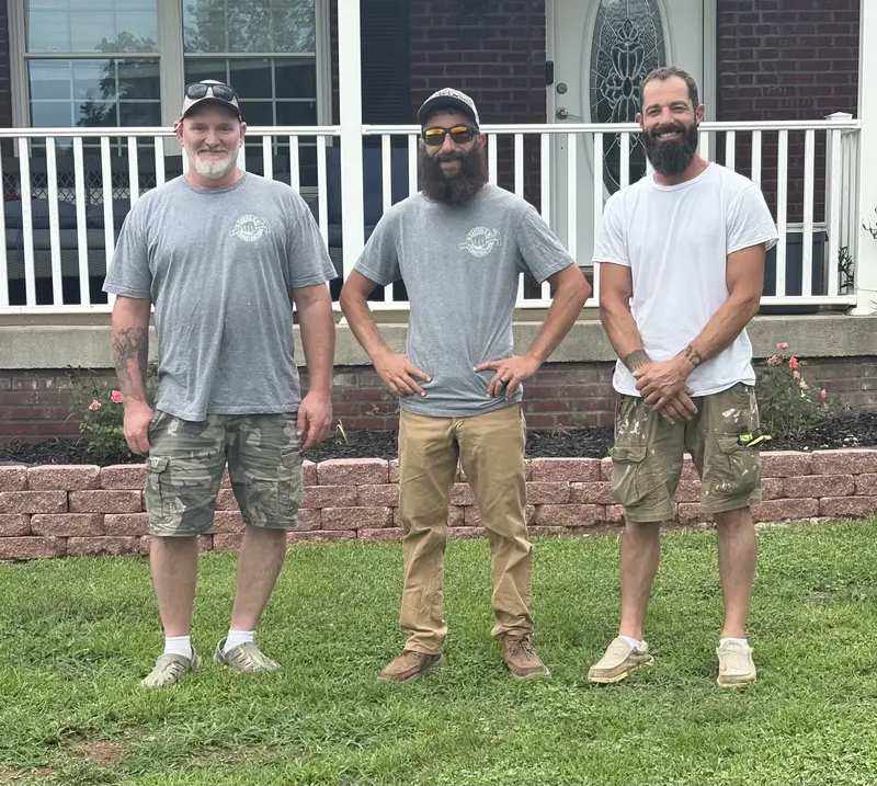 Casteel's Construction team on a job site